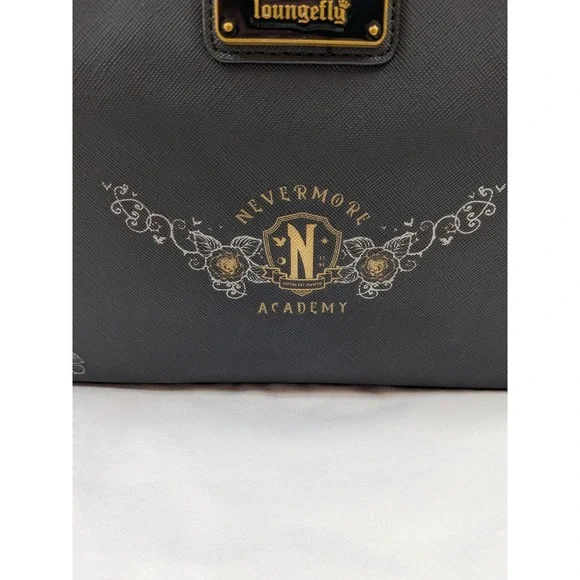 Loungefly Wednesday Typewriter Crossbody Bag NWT - Picture 5 of 11